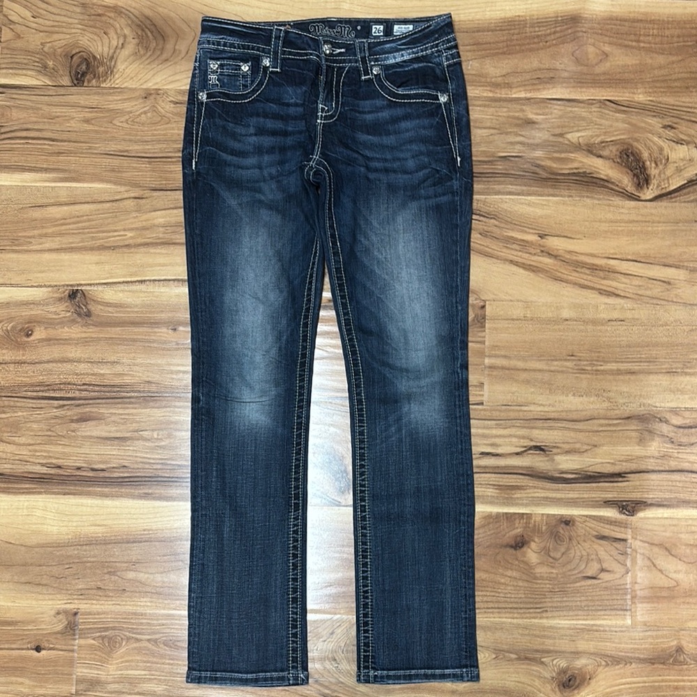 Miss Me Blue Boot Cut Jeans Classic Style